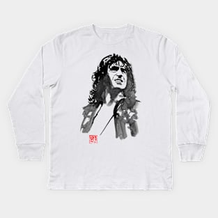 bon scott Kids Long Sleeve T-Shirt